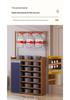 Multi-layer Dustproof Bamboo Shoe Rack for Entryway