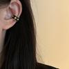 18k Gold Plated Zirconia Star Ear Cuff for Women - Non-Piercing, Light Luxury Jewelry