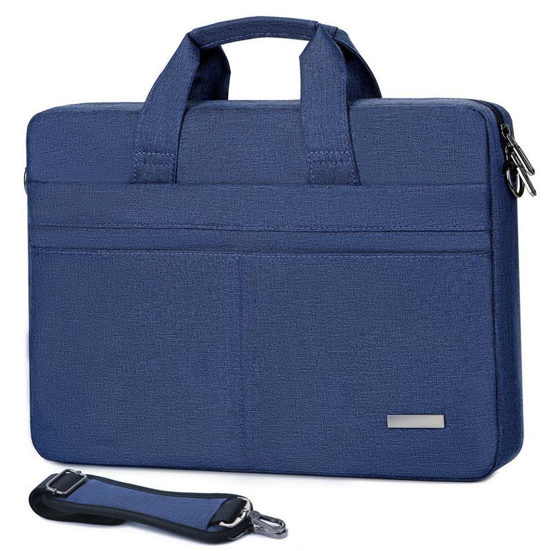 

TS JYL laptop bag,Laptop Handbag Oxford Chain Casual Business Office Bag 13 inches синій