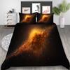 Universe Planet Series Polyester Quilt Cover Pillowcase Two or Three Piece Set Digital Printing