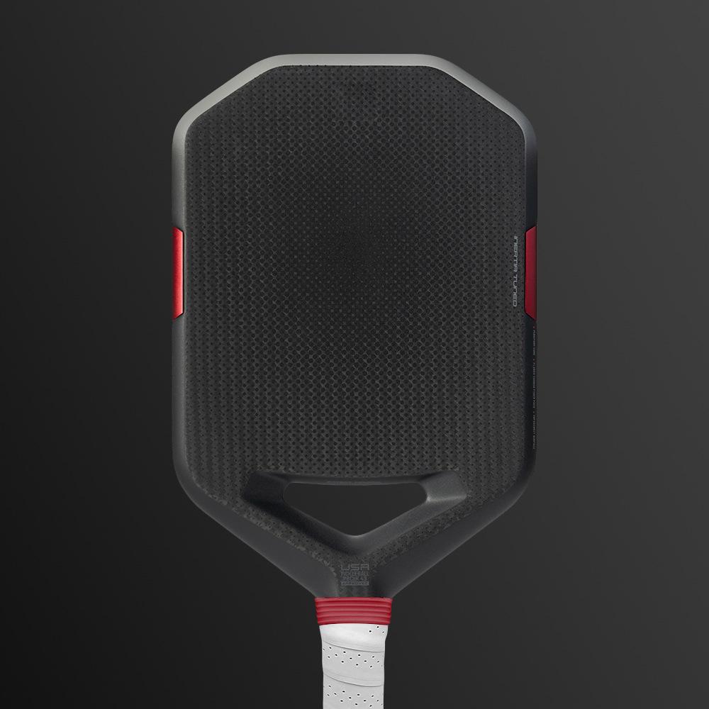 Πετάλι Pickleball Κομμένο σε Σχήμα Χαμόγελου Χωρίς Άκρες, Θερμοδιαμορφωμένο Μονοκόμματο από Ανθρακονήματα, Αμμοβολημένο, Υψηλής Περιστροφής, Τουρνουά