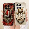 For Tecno Camon 30Premier CL9 Phone Case For Techno Camon 30 Premier Cover Luxury A-Z Letters 2D Painted Silicone Casing