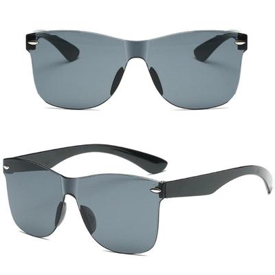 Gafas de Sol Retro Sin Montura para Conducir Unisex de Plástico con Protección UV400 Sin Tornillos Moda para Exteriores Joyería Delicada