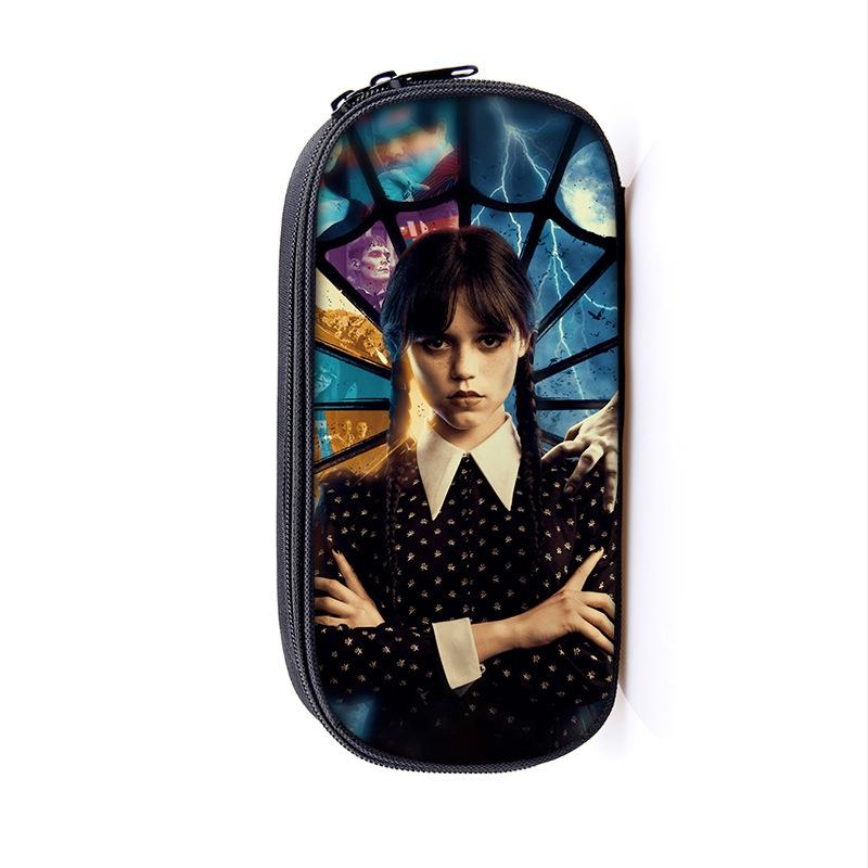 Addams The Addams Family Pencil Case Large Capacity Kid Student Gift