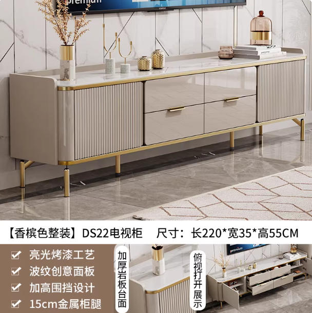 Design Minimalism Tv Consoles Cabinet Personality Simple Unique Taste Tv Stands Chinese Aesthetic Muebles Lounge Suite Furniture