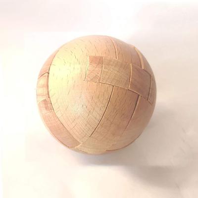 Wooden Puzzle Magic Ball Interlocking Assembly Brain Teasers Kids And Adults IQ Games Luban Lock Educational Intellectual Toys