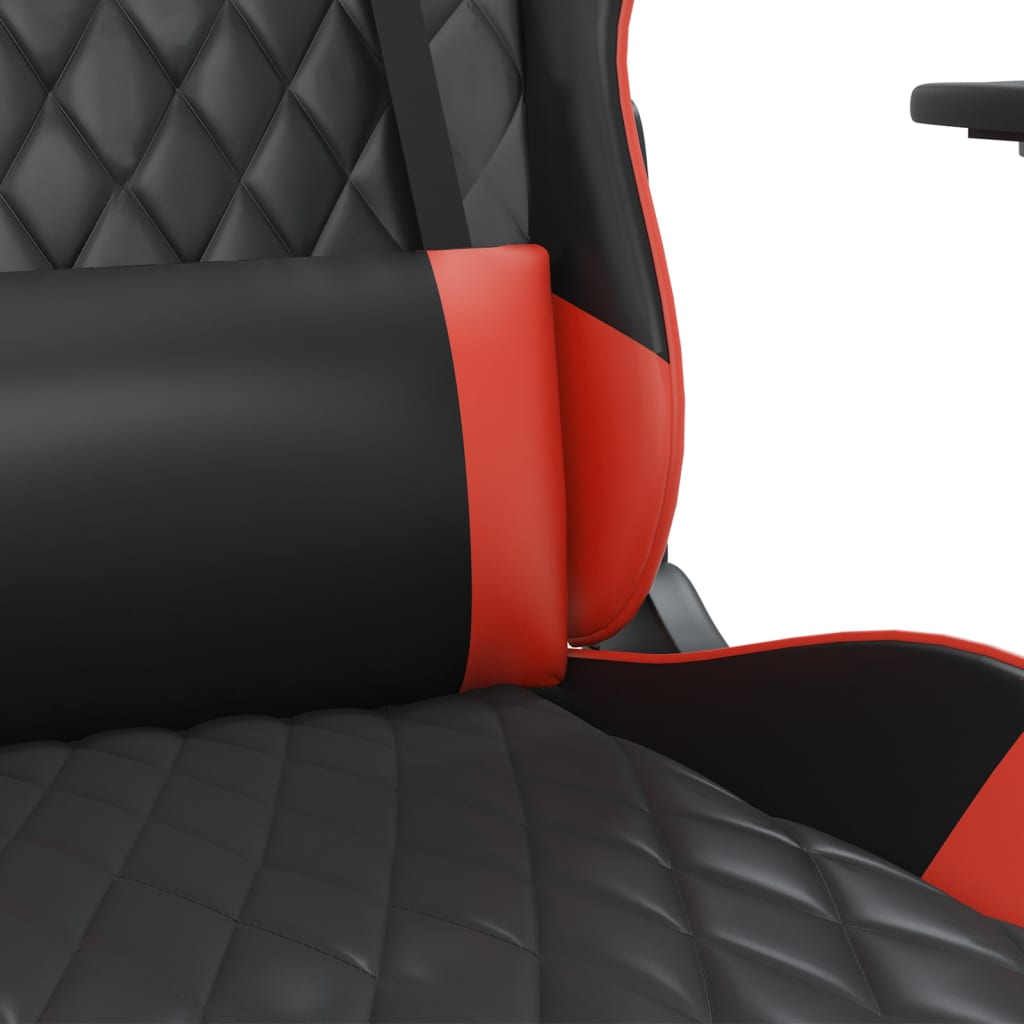 Gaming Chair Black and Red PU Leather