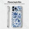 Blue and White Porcelain For iPhone 17 pro Max /17 pro Full Cover Decal Skin Wrap 3D Colorful Rear Protective Sticker Film