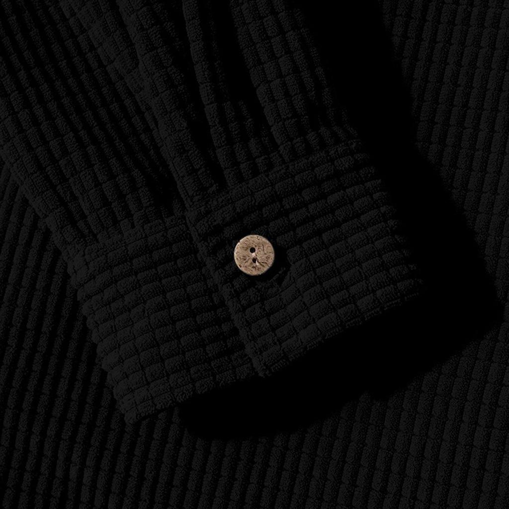 Men's Small Plaid Shirt Hooded Buttons Sweatshirt Men's Casual Fashion Sweatshirt