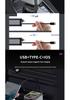 Retractable Four-in-One Car Charger with Starry Sky Light & Alloy Finish for Apple & Huawei