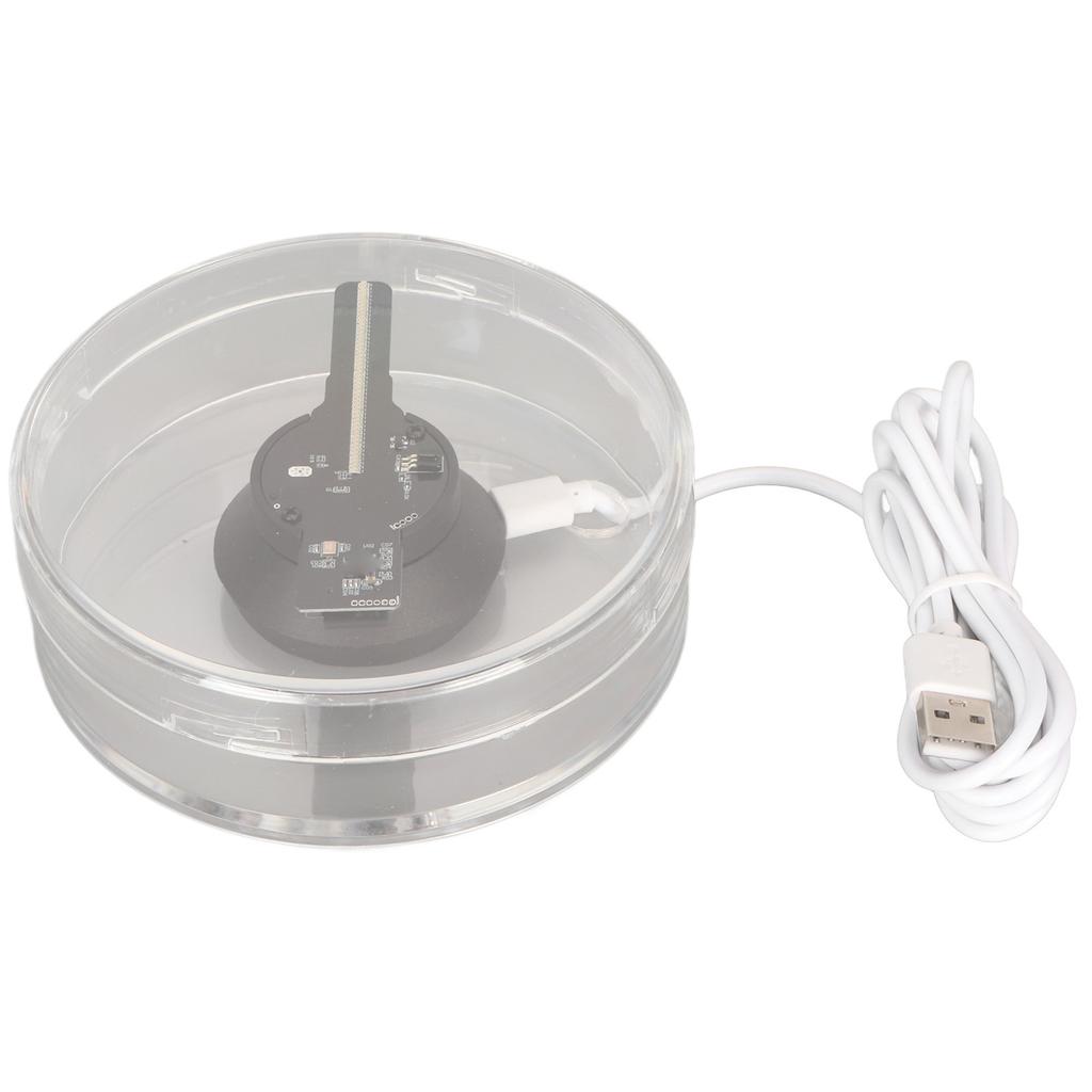 3D Hologram Fan 48 LEDs WiFi APP Remote Control Built In Speaker Holographic Advertising Display