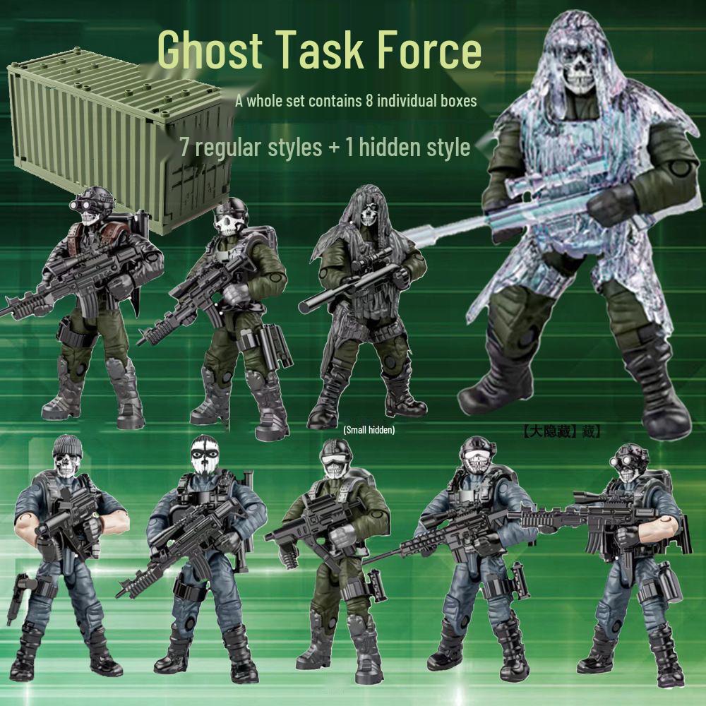 Xiang Jun Military Minifigure Building Blocks Toy - Movable Soldier Model for Boys