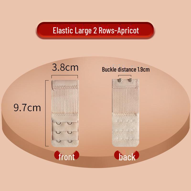 

Эластичная пряжка для нижнего белья из нержавеющей стали - 3 ряда, 3 пряжки; 5 рядов 4 пряжки Large 2 rows абрикосовый