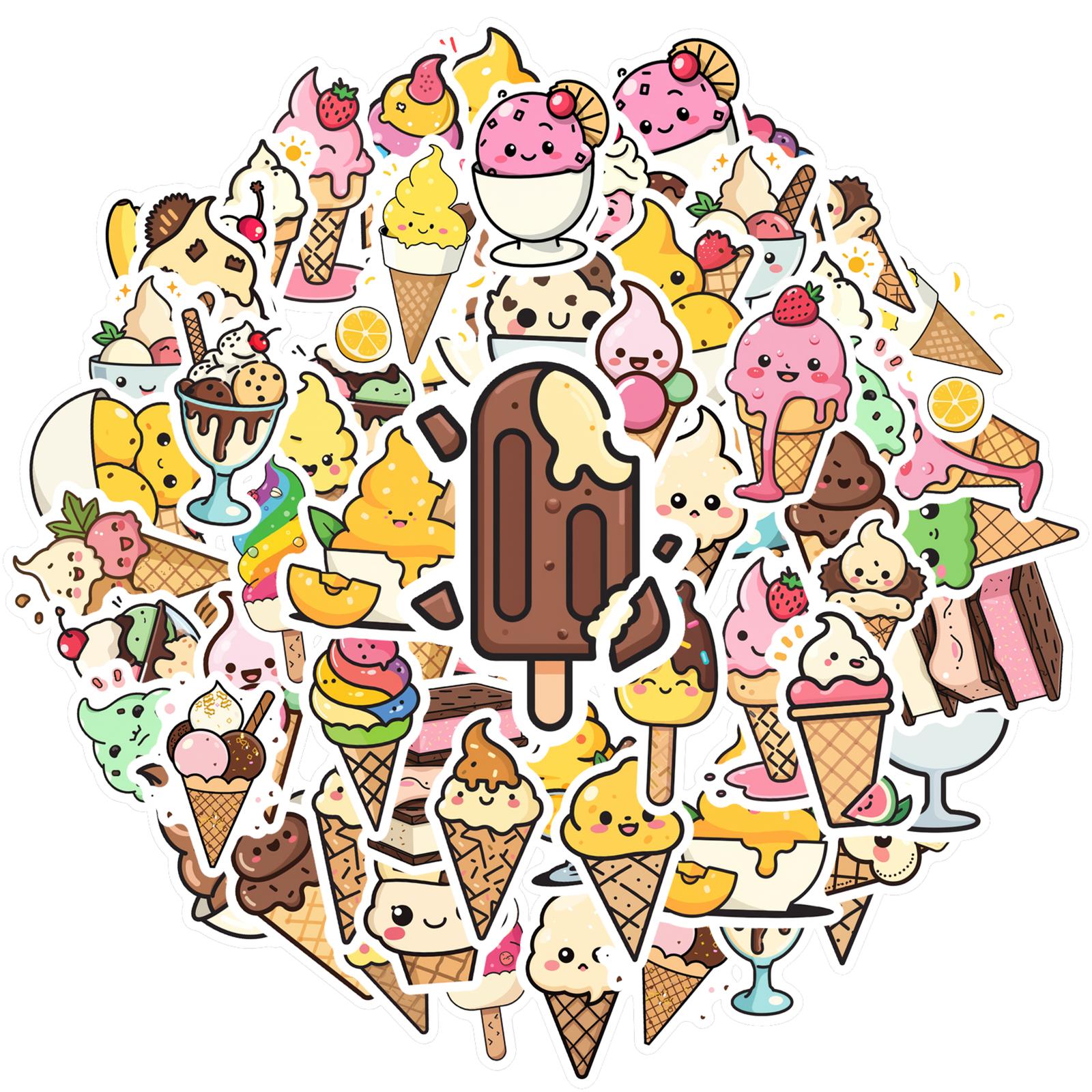 

35-100pcs Cute Cartoon Stickers For Diy Laptop Bicycle Guitar Skateboard Graffiti Sticker Teacher Reward Stationery Sticker