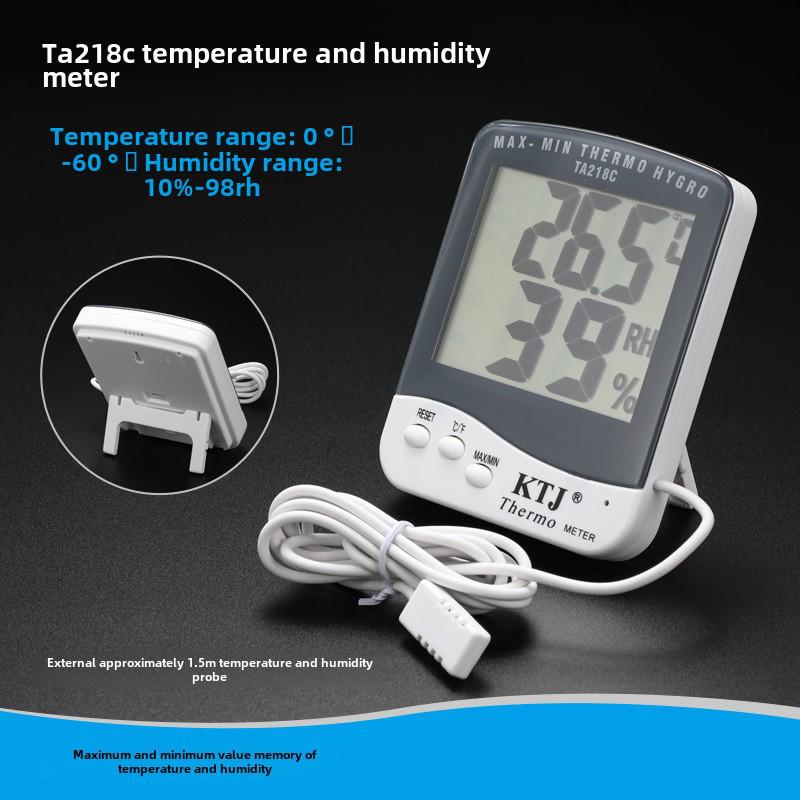 Digitales Indoor-Thermometer & Hygrometer mit hochpräzisem Großdisplay