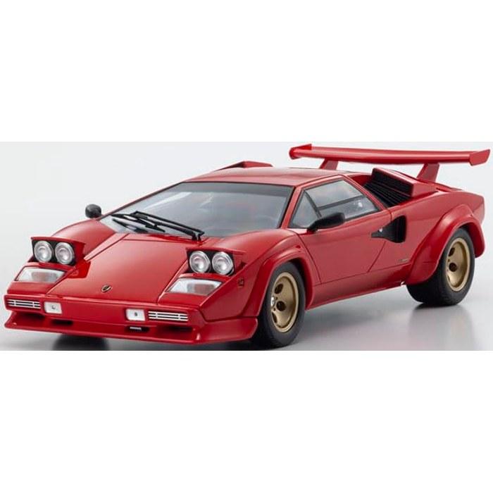Kyosho Lamborghini Countach LP5000 Quattrovalvole 1/18 Scale Red/Gold Wheels KS08320RBKG