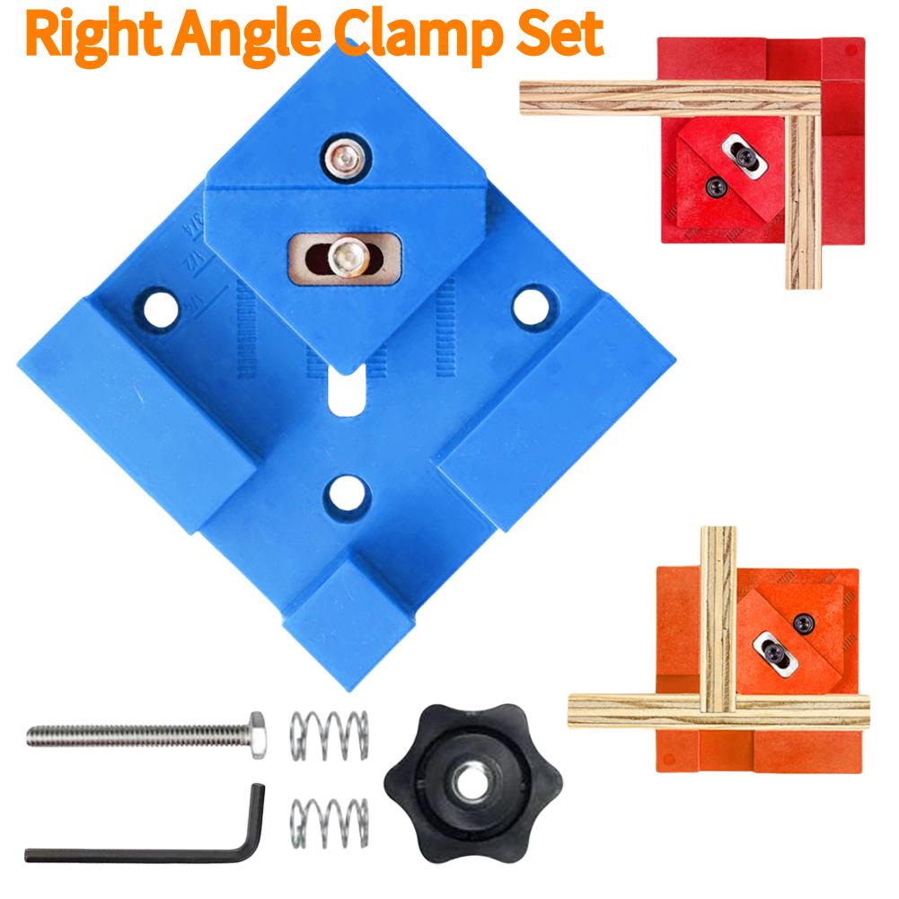 Metal Corner Clamps Multi-Purpose Adjustable Spring Angle Clamp Positioning Clamping Squares for Photo Framing Glass Holder