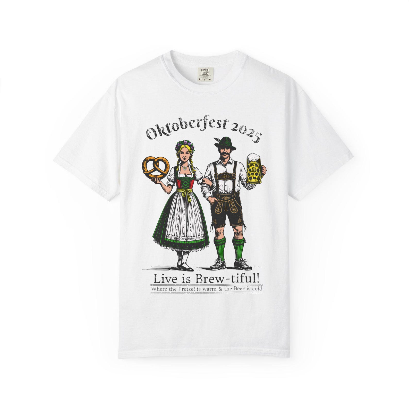 Oktoberfest Unisex T-Shirt: German Beer Festival, Fun Event Wear S