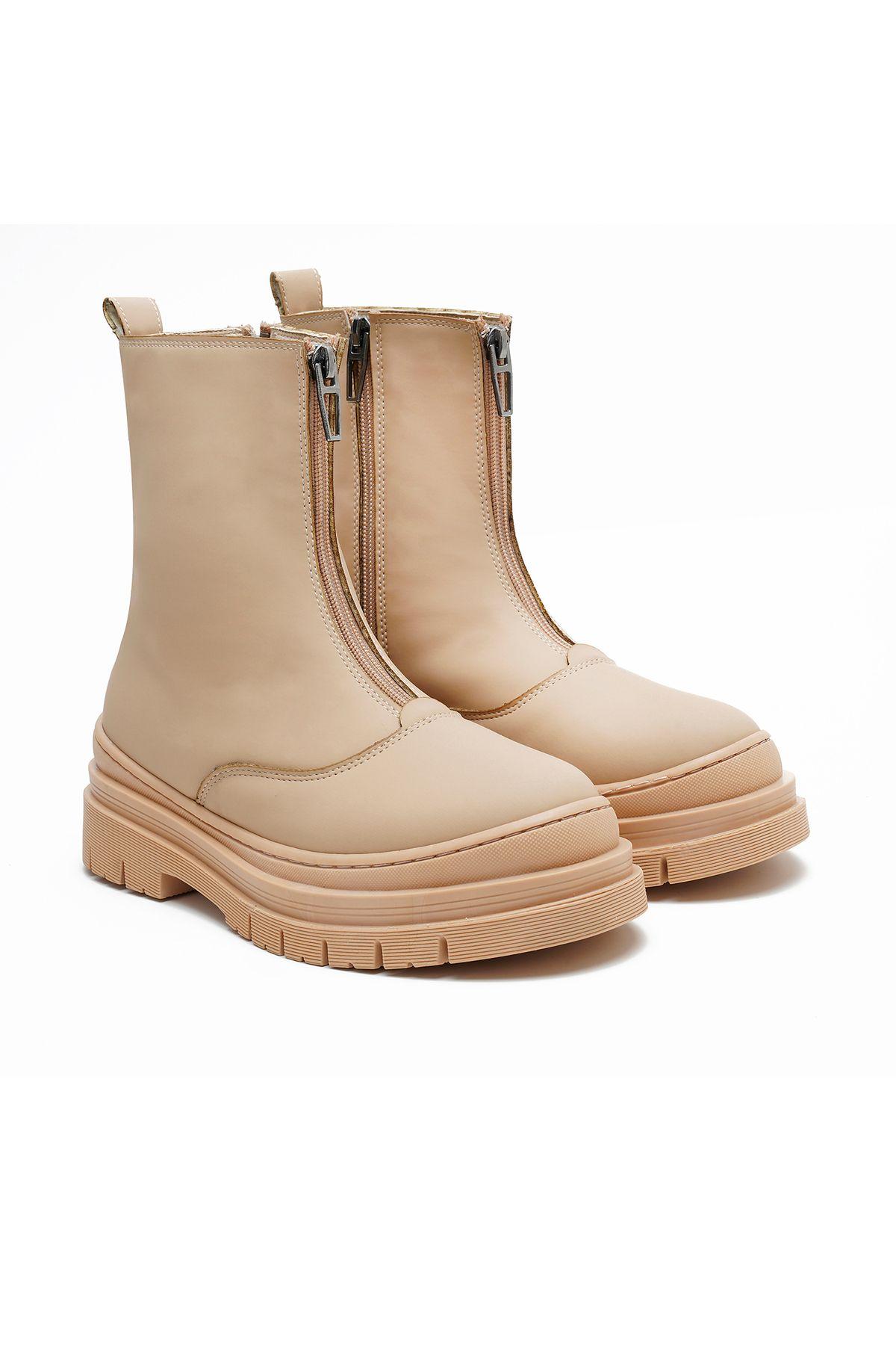 

Women Modern Stylish Fashion Fennel Cream Women Boots 39