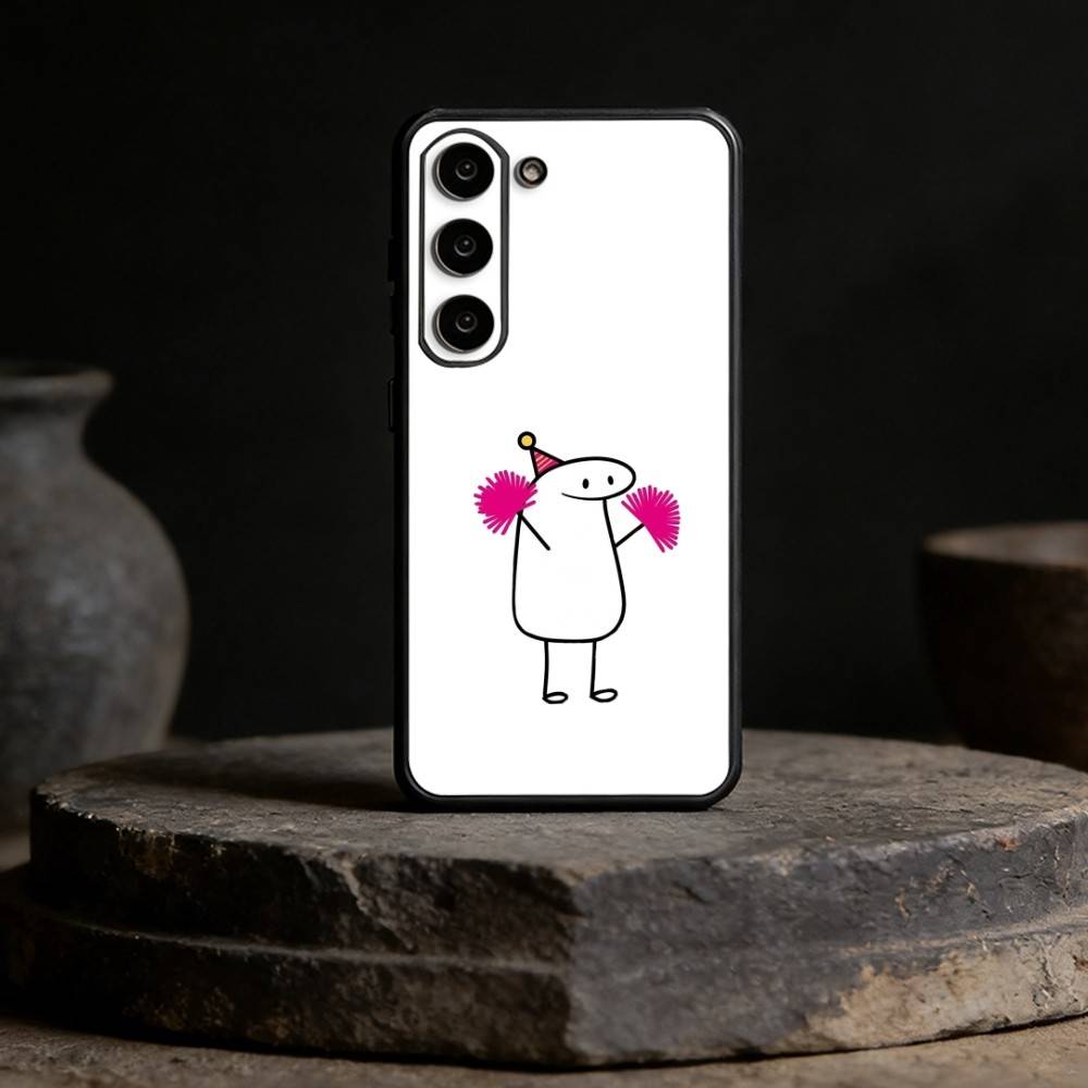 

F-Flork Stick Figure Memes Phone Case For Samsung Galaxy A13,21s,22,31,32,52,53,71,72,73,Soft Black Cover Samsung a73 5g