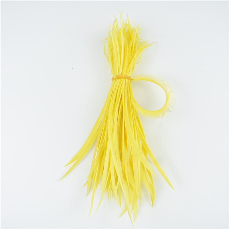 Färgade Naturliga Gåsfjädrar För Hårhantverk Fjädrar För Smyckestillverkning Flugbindningsmaterial Dekoration Karneval Drömfångare