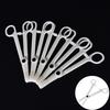 1 stk Piercingutstyr Verktøy Klemme Engangs Plast Slisset Rund Pinsett Jb