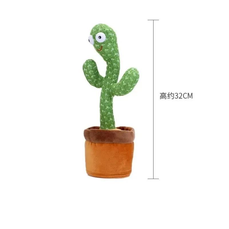 Home Decoration Hallowee Christmas Cactus For Home Magic Dancing Voice Swinging Twisting Music Song Funny Birthday Gift