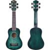 Sopran-Ukulele - winzz - 21 Zoll - dunkelcyan - Zubehör inklusive - für Anfänger und Profis