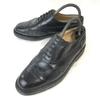 Vintage/LANCEL POLO CUP/Leather Full Brogue Wingtip Shoes/24.5/Black/BLACK/Closed Lacing Business Dress Shoes