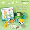 Wooden Animal Balance Stacking Puzzle for Early Education