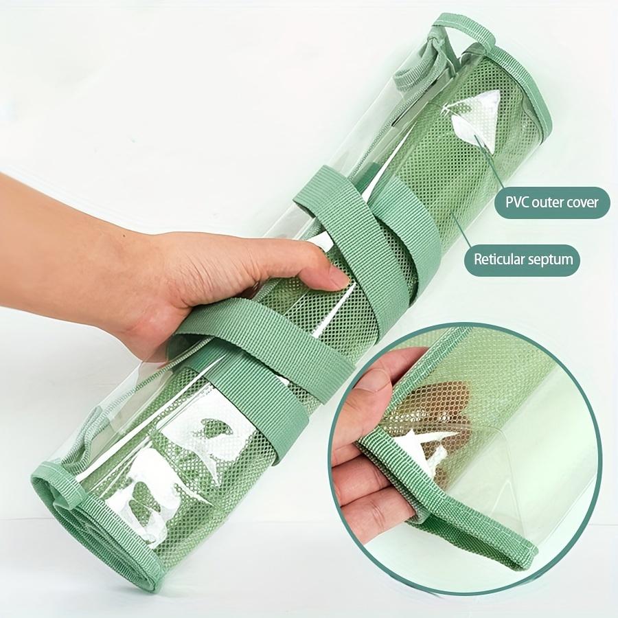 Large Capacity Portable Transparent Waterproof Hand-held Folder Self-adhesive File Pocket Office Supplies Storage File Bag