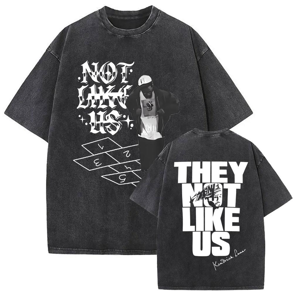 Rapper Kendrick Lamar Großes Gesicht Grafik T-Shirt Nicht Wie Wir Mr. Morale The Big Steppers T-Shirts Herren Hip Hop Übergroßes T-Shirt