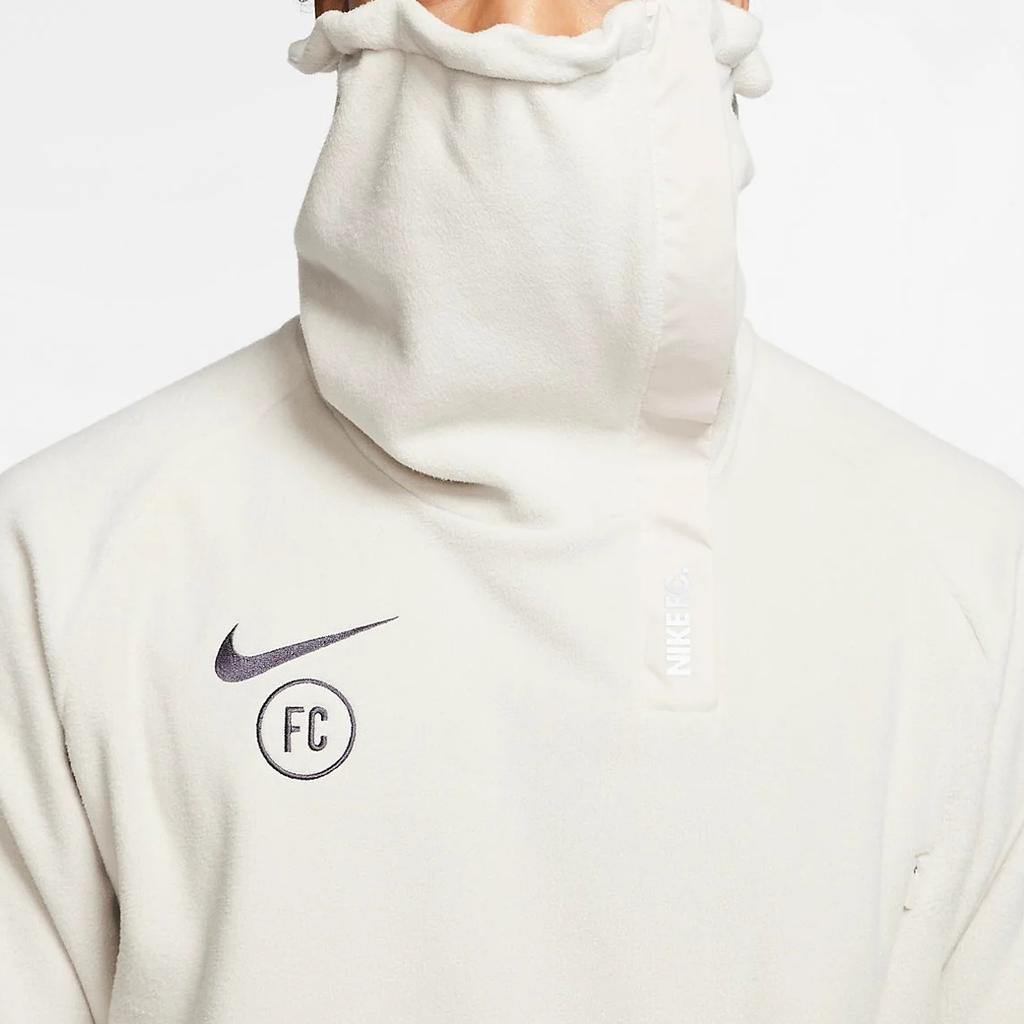 Nike FC Winter Drill Fleece 1/4Zip Jackets 'beige' Men's AT6106-008