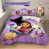 Dream Team Adventure Print 3Pcs Bedding Setduvet Cover With 2 Bedropillowcase Home Birthday Gift