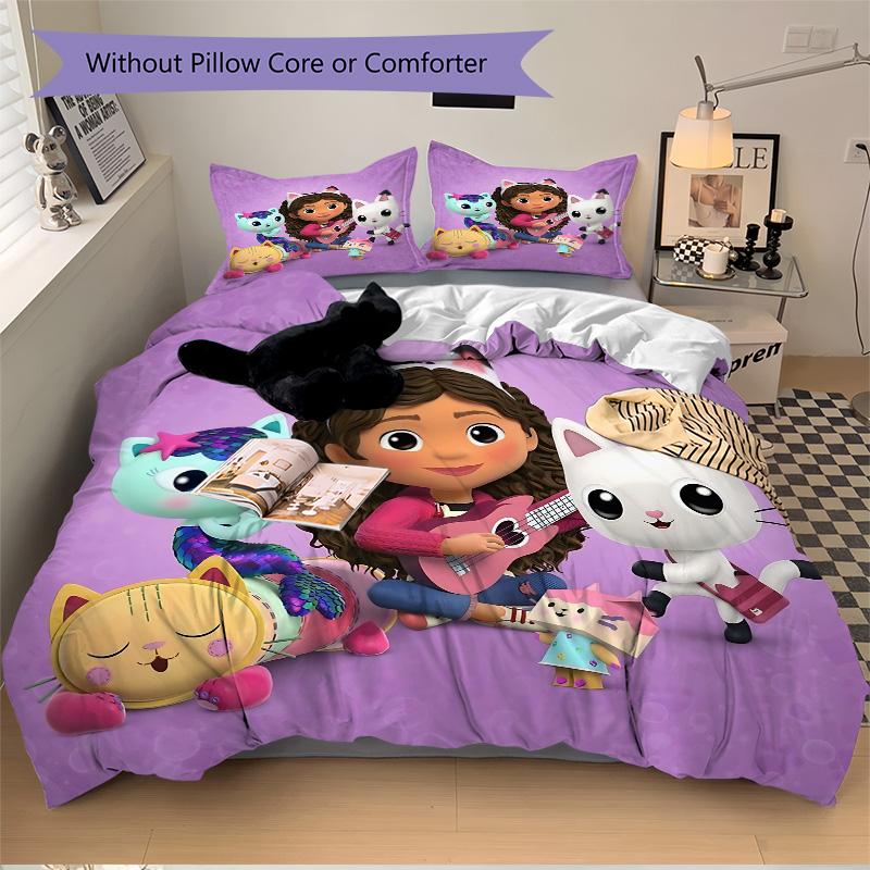 Dream Team Adventure Print 3Pcs Bedding Setduvet Cover With 2 Bedropillowcase Home Birthday Gift