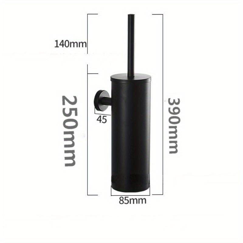 NEU Toilettenbürste mit Halter für Badezimmer Toilettenbürstenhalter Toilettenbürstenreiniger Wand-Toilettenbürste Schwarz
