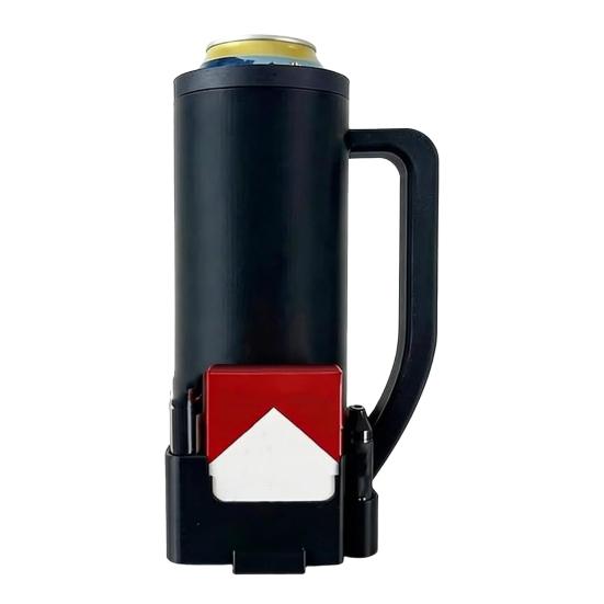 Reload Beer Bottle Sleeve with Built-In Opener Insulated Can Cooler Portable Drink чёрный