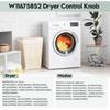 Upgrade W11675852 W11328381 Trocknerknopf Ersatz Kompatibel mit Whirlpool Waschmaschinen Trockner Timer Steuerknopf Ersatzteil, Ersetzen W11675852 W11328381
