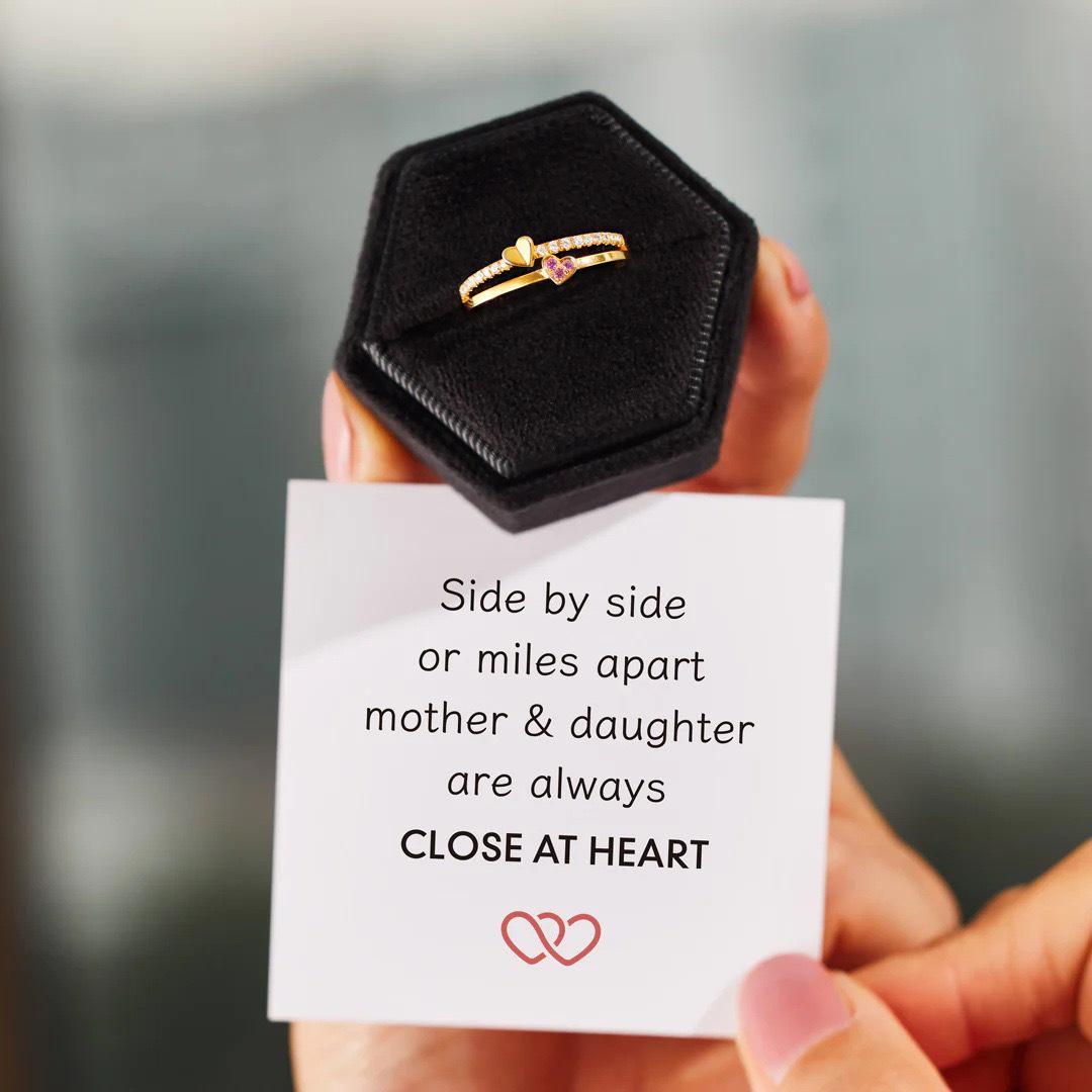 S925 Sterling Silver Heart-Shaped Women s Ring with Inlaid Zircon: European & American Style Size 9 золотой