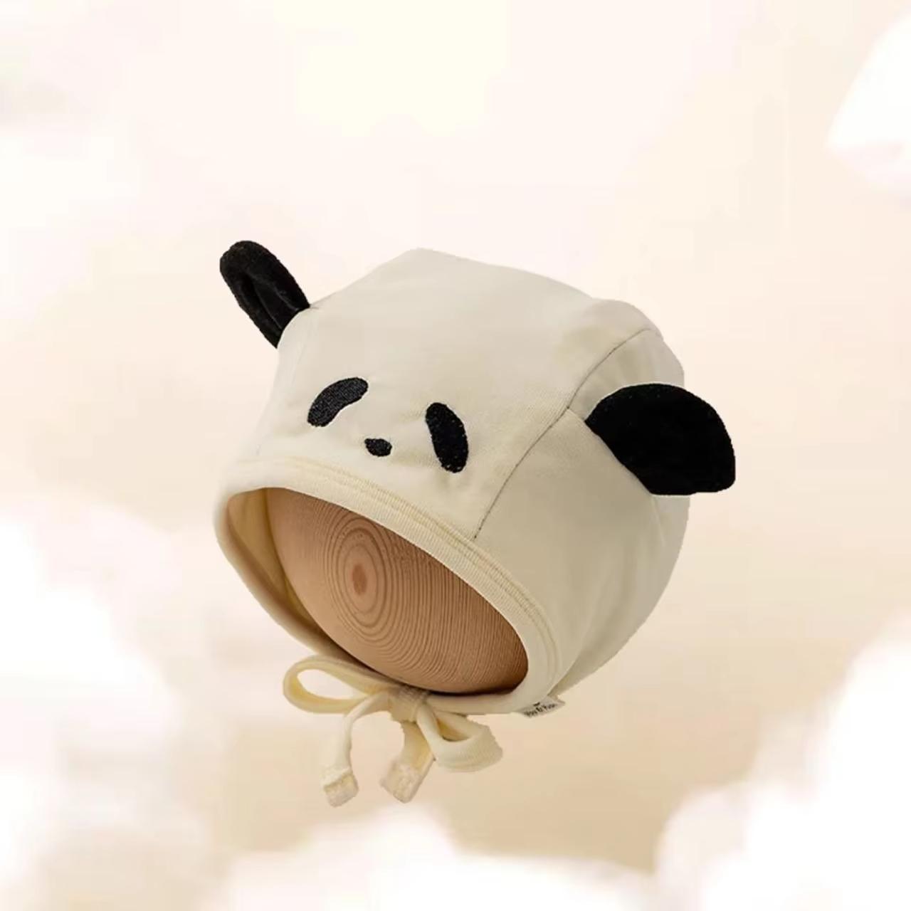 

Милая мультяшная шапка для защиты ушей младенца, весенне-осенняя теплая шапка-бини для мальчика, девочки, уличная ветрозащитная шапка с ушками для младенца бежевый