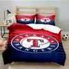 Texas Baseball 3pcs Bedding Set,Including 1pc Duvet Cover And 2pcs Pillowcases Perfect Gift for Christmas,Ideal for Bedroom, Dormitory
