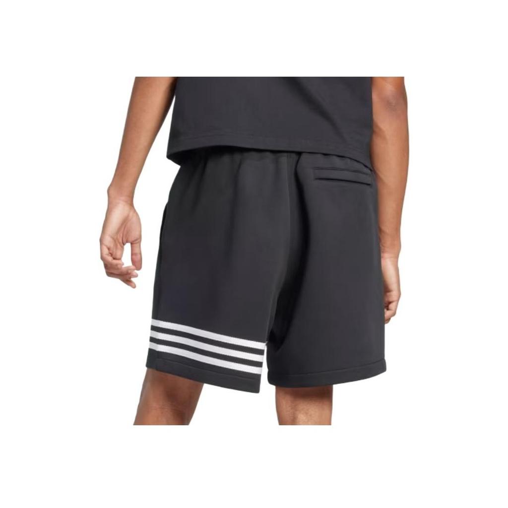 Adidas Originals Neuclassics Shorts Comfortable Fashion Versatile Solid Color Casual Shorts Men Shorts Black JC9941
