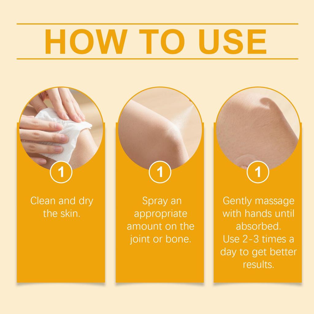 South Moon Bee Venom Joint Care Spray Gentle Nourishing Care for Joint Skin Comfortable External Spray 30ml