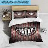 3-teiliges Fußball-Sport-Bettwäsche-Set, Ideal für 1 Bettbezug und 2 Kissenbezüge, Perfekt als Weihnachtsgeschenk, Ideal für Schlafzimmer, Wohnheim