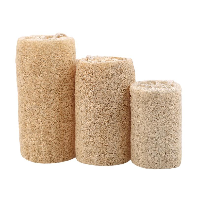 1PC Organic Loofahs Loofah Spa Exfoliating Scrubber Natural Luffa Body Wash Sponge Remove Dead Skin Made Soap NEW