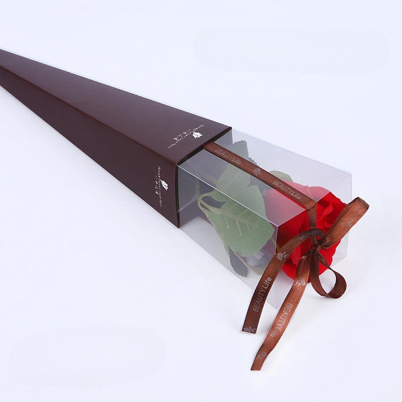 10 PC Rose single packaging box Flower packaging box bouquet bag Valentine's Day single flower packaging bag