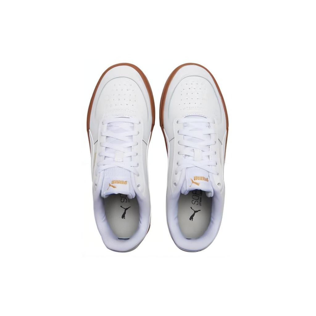 Puma Caven Comfortable Minimalist Low-Top Sneakers Unisex Sneakers White Platinum 380810-14