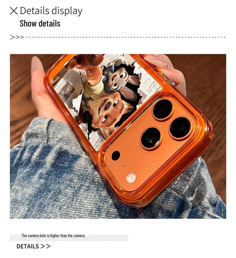 Compatible with Apple iPhone 17 Pro Max Case: New Zootopia Design for a Premium Experience.