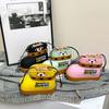 Cute Small Shoes Shape Bag Versatile Waterproof Cartoon Pouch Bear Boots Drawstring Bag  Work