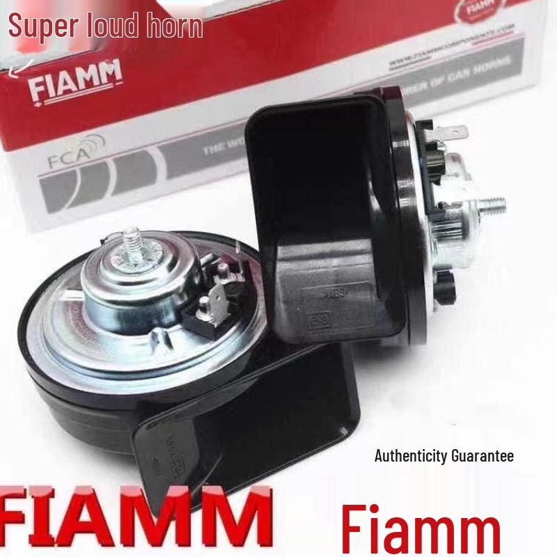 

Fiam Dual Tone 12V Super Loud Waterproof Universal Snail Horn AM80SX No чёрный